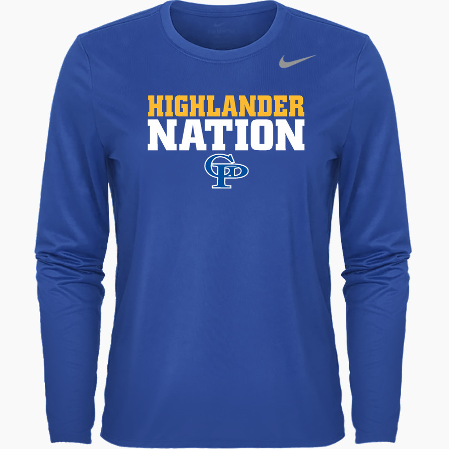 GATLINBURG-PITTMAN HIGH SCHOOL HIGHLANDERS <span class="pdp-name-mascot">GATLINBURG - PITTMAN HIGHLANDERS</span> Nike Women's Team Legend Long Sleeve Tee