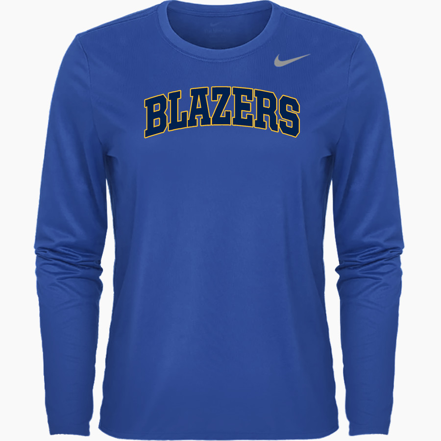 Bethlehem Evangelical Blazers Nike Women's Team Legend Long Sleeve Tee