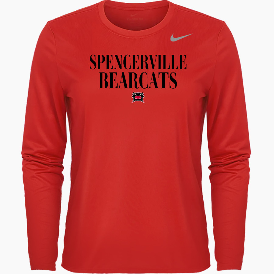 SPENCERVILLE HIGH SCHOOL BEARCATS <span class="pdp-name-mascot">SPENCERVILLE BEARCATS</span> Nike Women's Team Legend Long Sleeve Tee