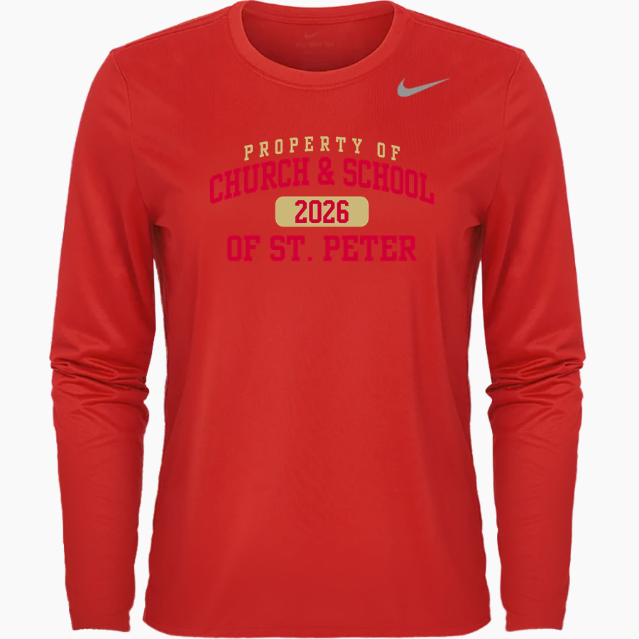 Church & School of St. Peter Nike Women's Team Legend Long Sleeve Tee