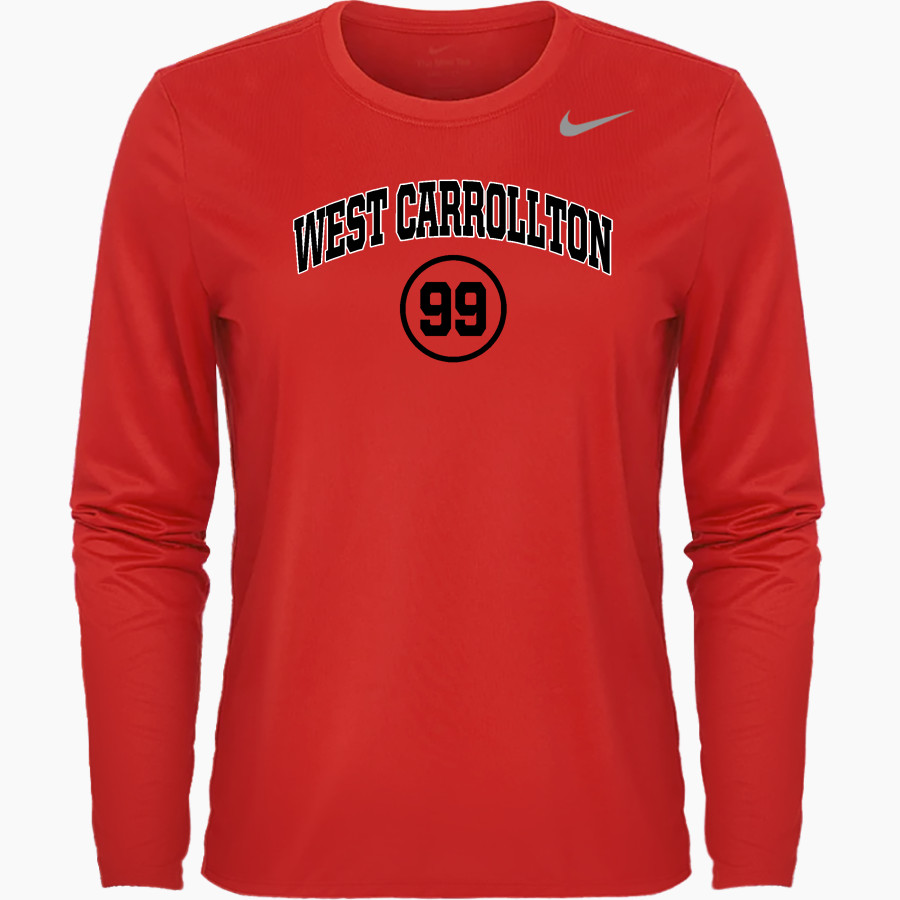 WEST CARROLLTON HIGH SCHOOL PIRATES <span class="pdp-name-mascot">WEST CARROLLTON PIRATES</span> Nike Women's Team Legend Long Sleeve Tee