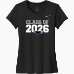 Bloomfield Hills Black hawks official sideline store <span class="pdp-name-mascot">Bloomfield Hills Blackhawks</span> Nike Women's Team Legend Short Sleeve Tee Front Thumbnail