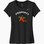 Elite Cheer Online Store <span class="pdp-name-mascot">Elite Cheer</span> Nike Women's Team Legend Short Sleeve Tee Front Thumbnail