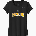 HIGHLAND HIGH SCHOOL HUSKIES Nike Women's Team Legend Short Sleeve Tee Front Thumbnail