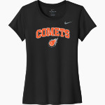 Crater Comets Nike Women's Team Legend Short Sleeve Tee Front Thumbnail
