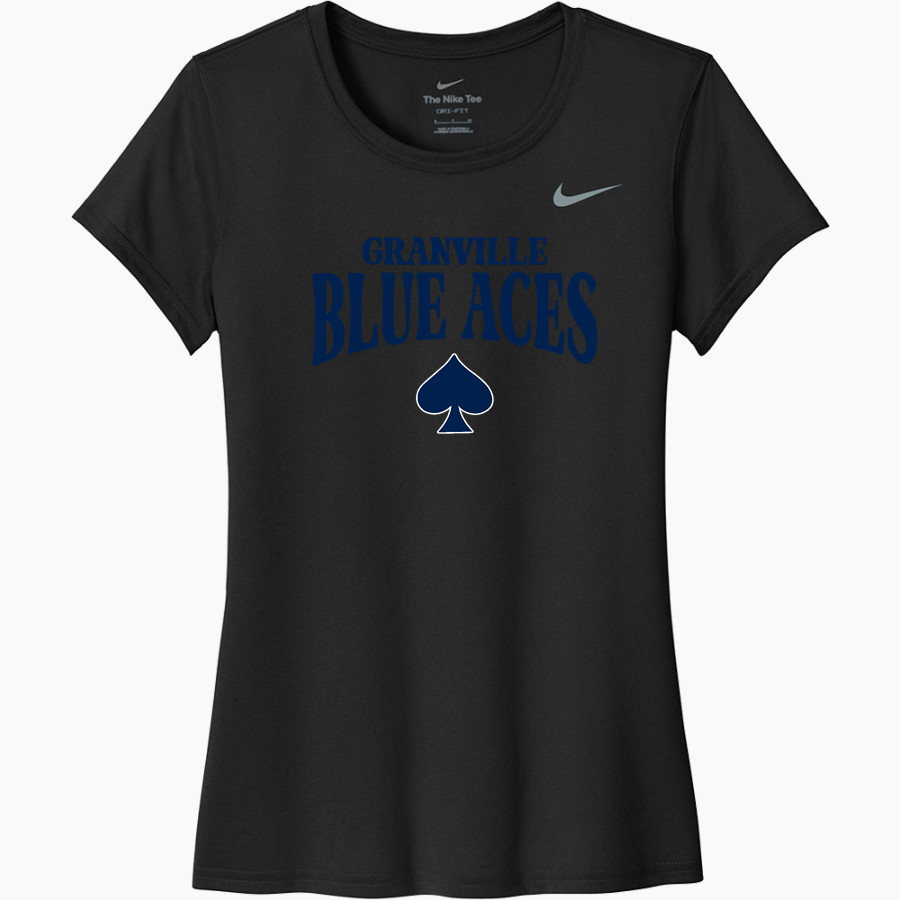 GRANVILLE HIGH SCHOOL BLUE ACES <span class="pdp-name-mascot">GRANVILLE BLUE ACES</span> Nike Women's Team Legend Short Sleeve Tee
