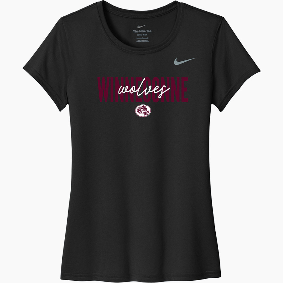 WINNECONNE HIGH SCHOOL WOLVES <span class="pdp-name-mascot">WINNECONNE WOLVES</span> Nike Women's Team Legend Short Sleeve Tee