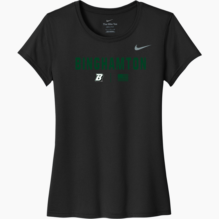 Binghamton University Nike Women's Team Legend Short Sleeve Tee