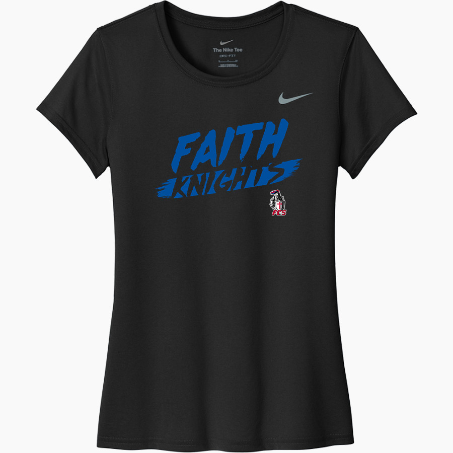 FAITH CHRISTIAN SCHOOL KNIGHTS <span class="pdp-name-mascot">FAITH KNIGHTS</span> Nike Women's Team Legend Short Sleeve Tee