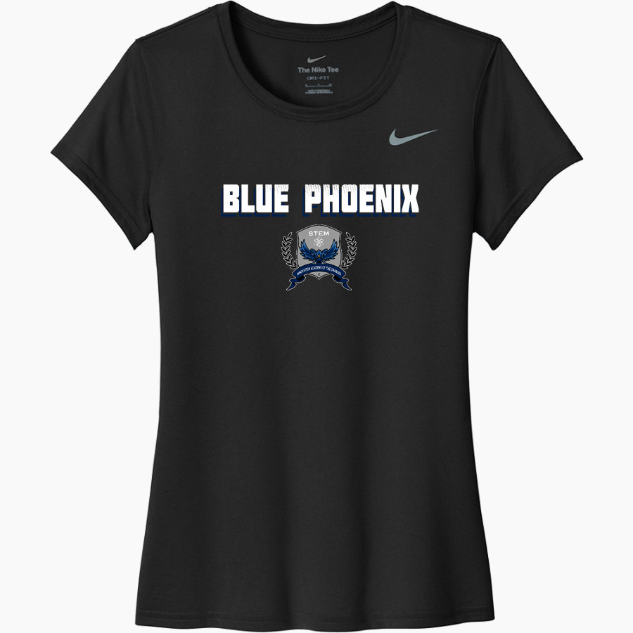 STEM Innovation Academy of the Oranges we rise together <span class="pdp-name-mascot">STEM Phoenix</span> Nike Women's Team Legend Short Sleeve Tee