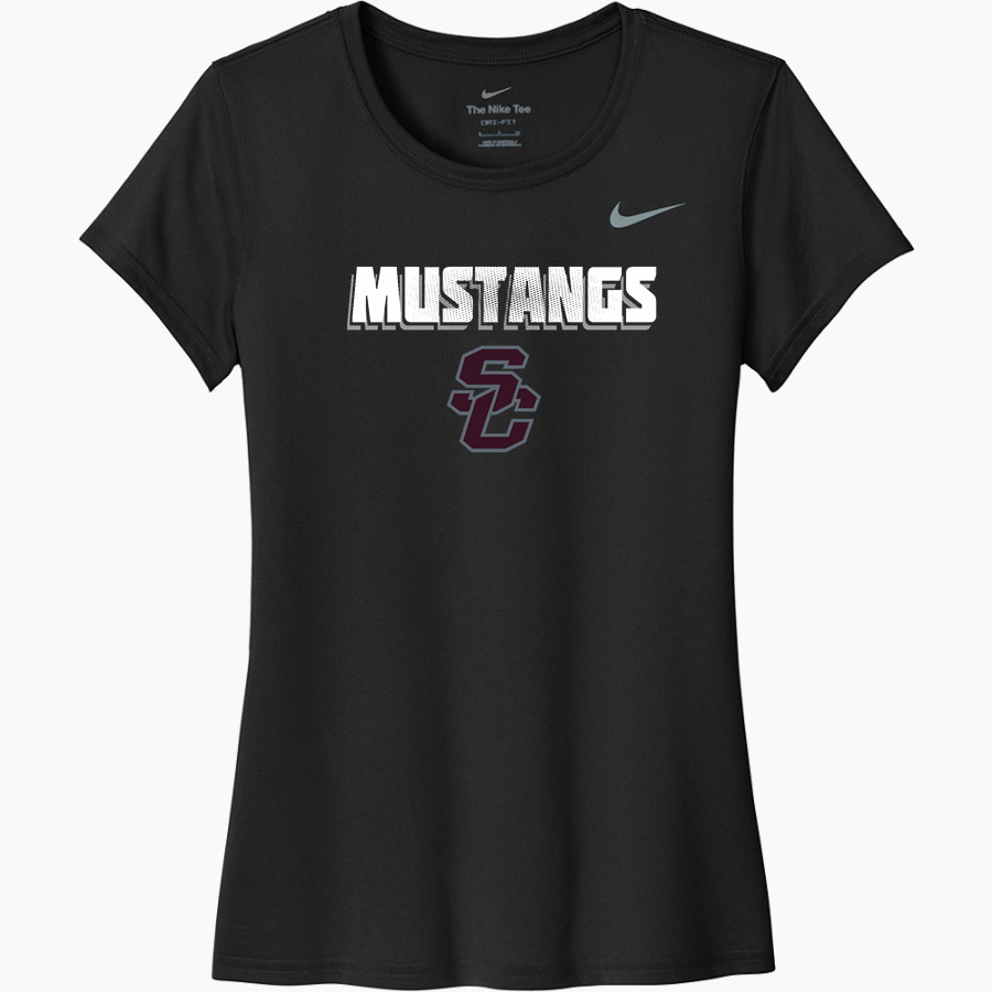 Salina Central Mustangs Nike Women's Team Legend Short Sleeve Tee