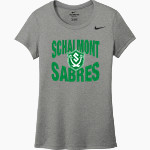 Schalmont Sabres Nike Women's Team Legend Short Sleeve Tee Front Thumbnail