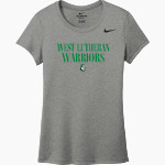 West Lutheran Warriors Nike Women's Team Legend Short Sleeve Tee Front Thumbnail