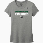Wisconsin Heights High School Vanguards Nike Women's Team Legend Short Sleeve Tee Front Thumbnail