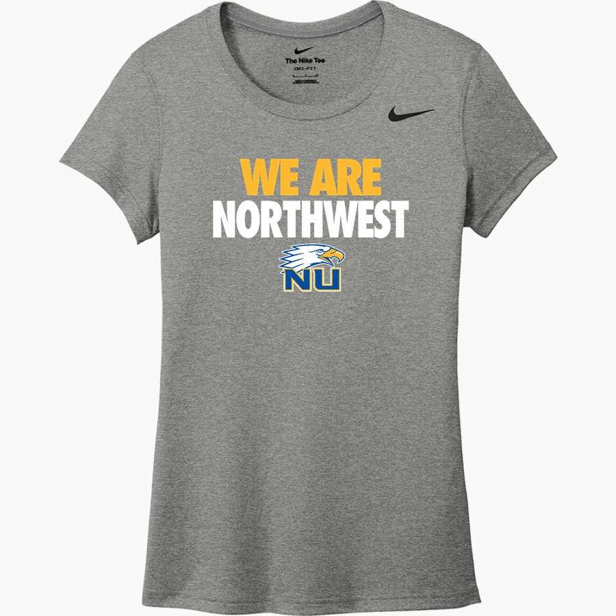 Northwest University Eagles Online Store Nike Women's Team Legend Short Sleeve Tee