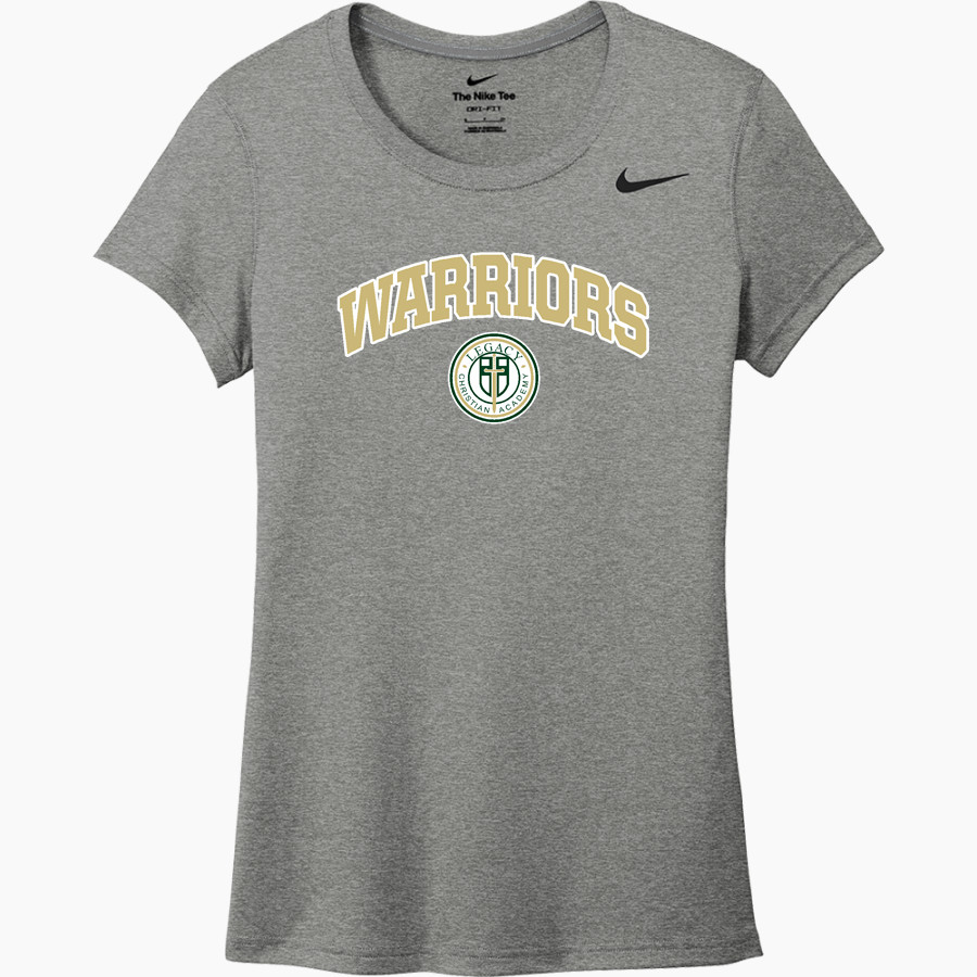 LEGACY CHRISTIAN WARRIORS Nike Women's Team Legend Short Sleeve Tee