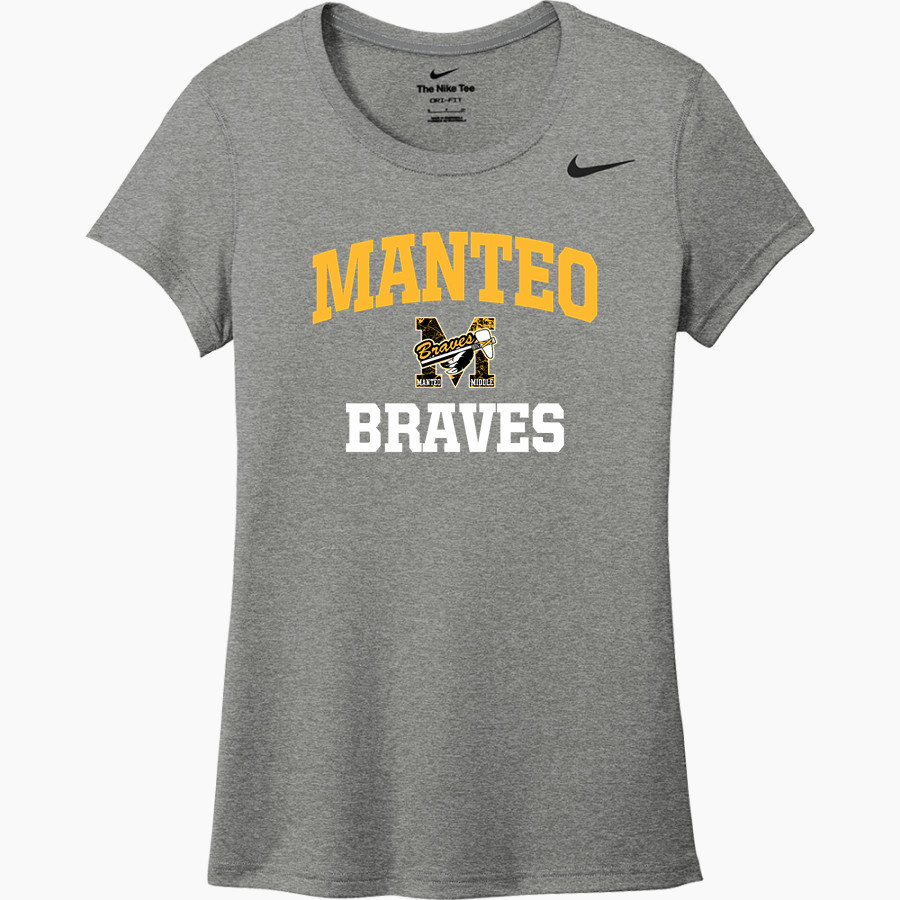 Manteo Braves Nike Women's Team Legend Short Sleeve Tee