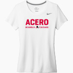 Acero Schools Chicago Nike Women's Team Legend Short Sleeve Tee Front Thumbnail