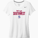 SOUTHWEST HIGH SCHOOL RAIDERS Nike Women's Team Legend Short Sleeve Tee Front Thumbnail