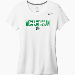 West Lutheran Warriors Nike Women's Team Legend Short Sleeve Tee Front Thumbnail