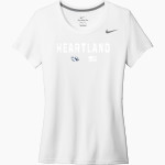 HEARTLAND CHRISTIAN ACADEMY EAGLES <span class="pdp-name-mascot">HEARTLAND EAGLES</span> Nike Women's Team Legend Short Sleeve Tee Front Thumbnail