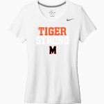 MARSHALL TIGERS <span class="pdp-name-mascot">MARSHALL HIGH SCHOOL TIGERS</span> Nike Women's Team Legend Short Sleeve Tee Front Thumbnail
