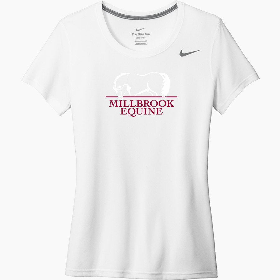 Millbrook Equine Veterinary Clinic Millbrook Equine Vet <span class="pdp-name-mascot">Millbrook Equine Veterinary Clinic</span> Nike Women's Team Legend Short Sleeve Tee