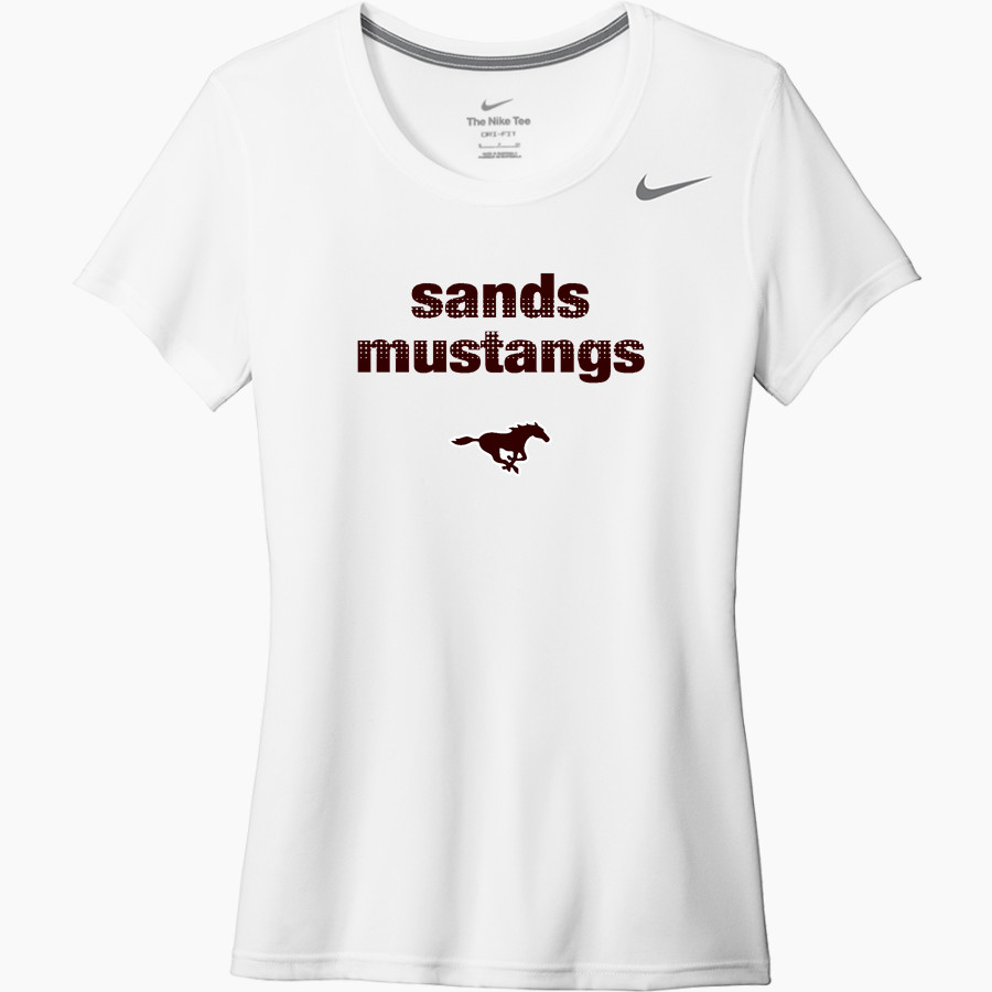 SANDS HIGH SCHOOL MUSTANGS Nike Women's Team Legend Short Sleeve Tee