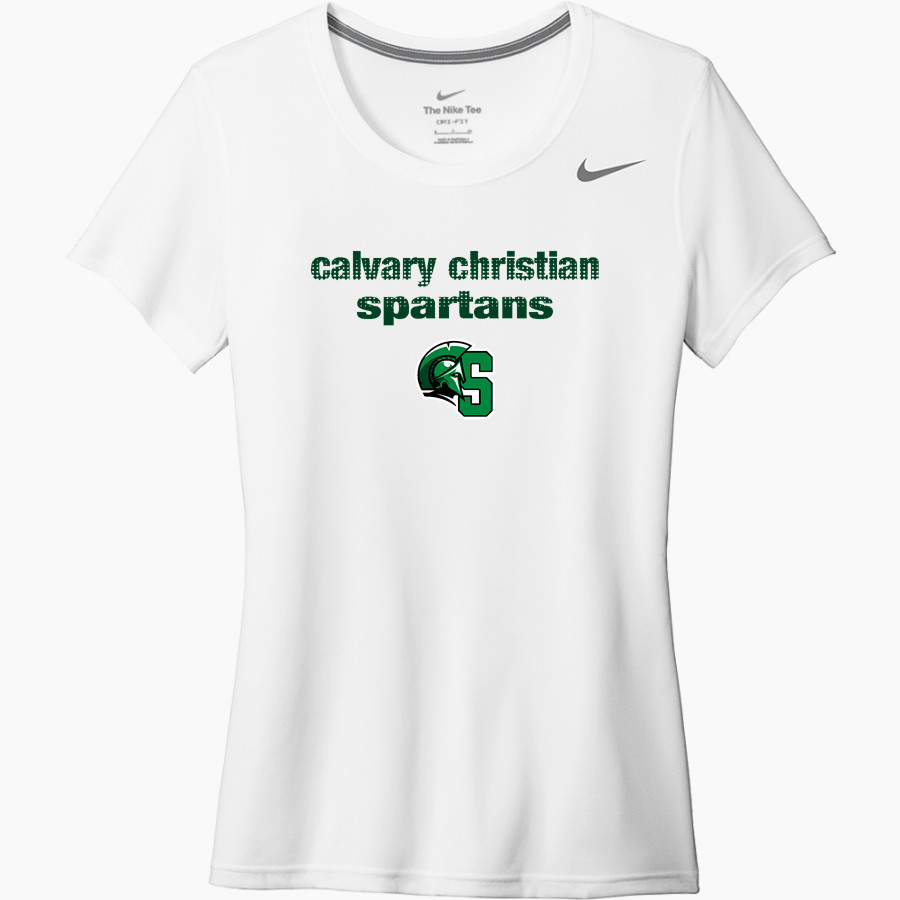Calvary Christian Spartans <span class="pdp-name-mascot">Calvary Christian Spartans</span> Nike Women's Team Legend Short Sleeve Tee