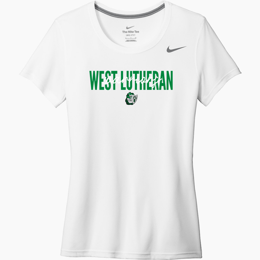 West Lutheran Warriors Nike Women's Team Legend Short Sleeve Tee