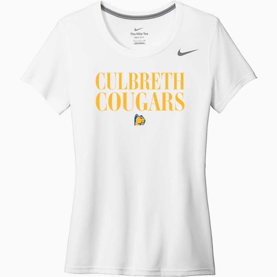 CULBRETH Cougars <span class="pdp-name-mascot">GREY CULBRETH MIDDLE SCHOOL Cougars</span> Nike Women's Team Legend Short Sleeve Tee