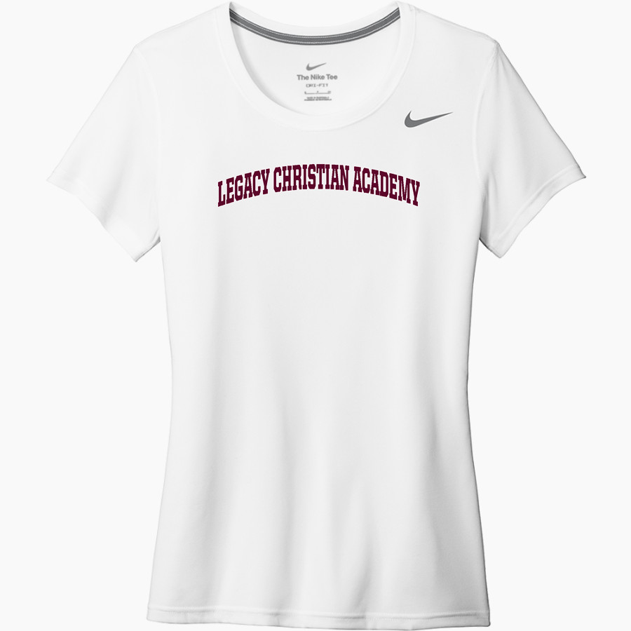 Legacy Christian Academy Saints Nike Women's Team Legend Short Sleeve Tee