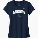 La Lumiere School Lakers Online Store <span class="pdp-name-mascot">La Lumiere Lakers</span> Nike Women's Team Legend Short Sleeve Tee Front Thumbnail