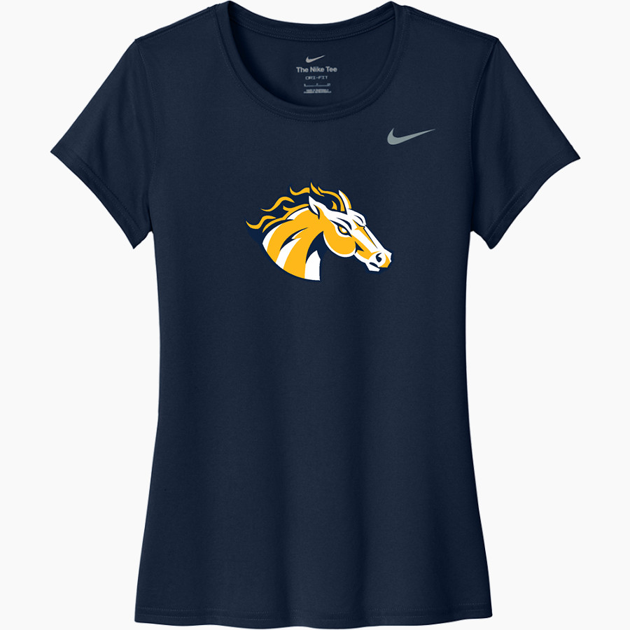 Breck Mustangs Nike Women's Team Legend Short Sleeve Tee