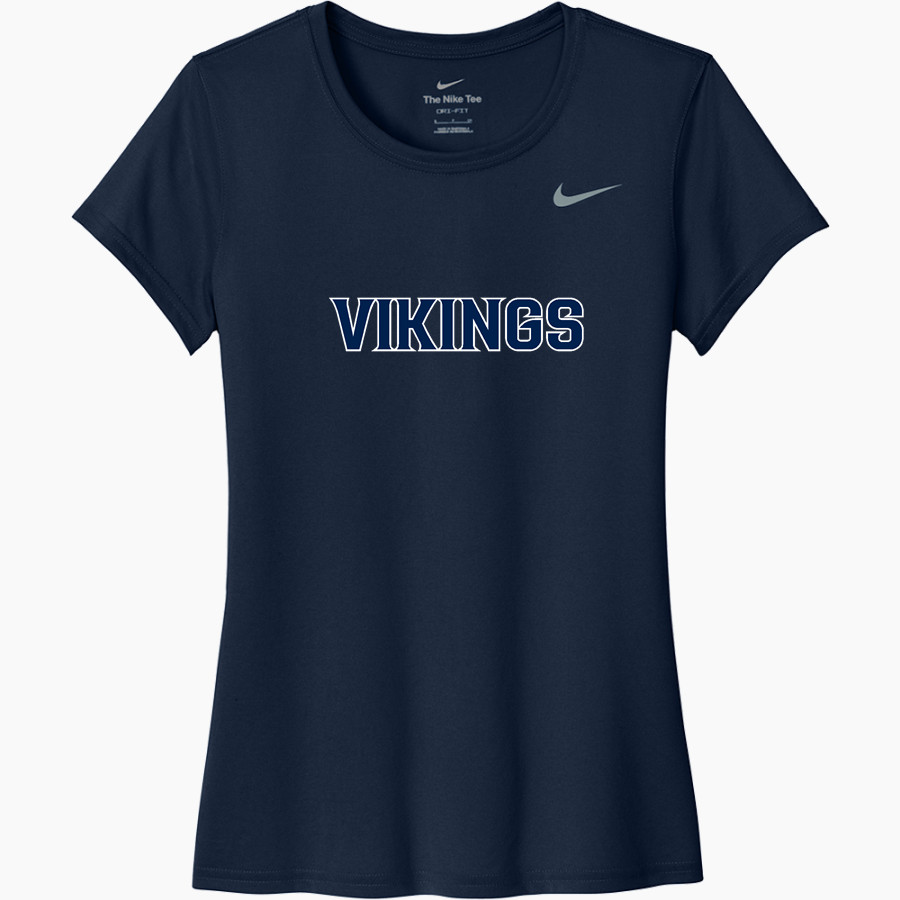 Berry Vikings Nike Women's Team Legend Short Sleeve Tee