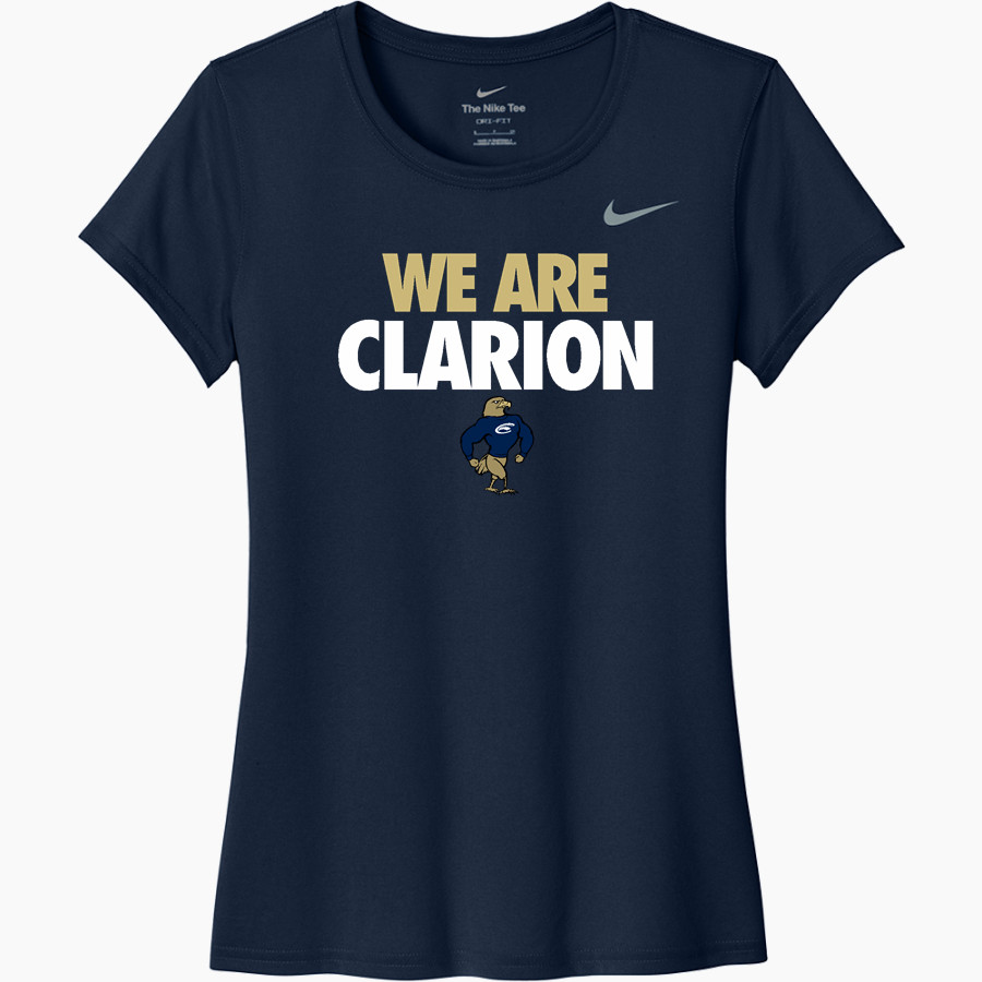 Clarion Golden Eagles <span class="pdp-name-mascot">Clarion - Penn West University Golden Eagles</span> Nike Women's Team Legend Short Sleeve Tee
