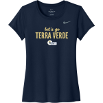 Terra Verde Discovery School Owls <span class="pdp-name-mascot">Terra Verde Discovery School</span> Nike Women's Team Legend Short Sleeve Tee Front Thumbnail