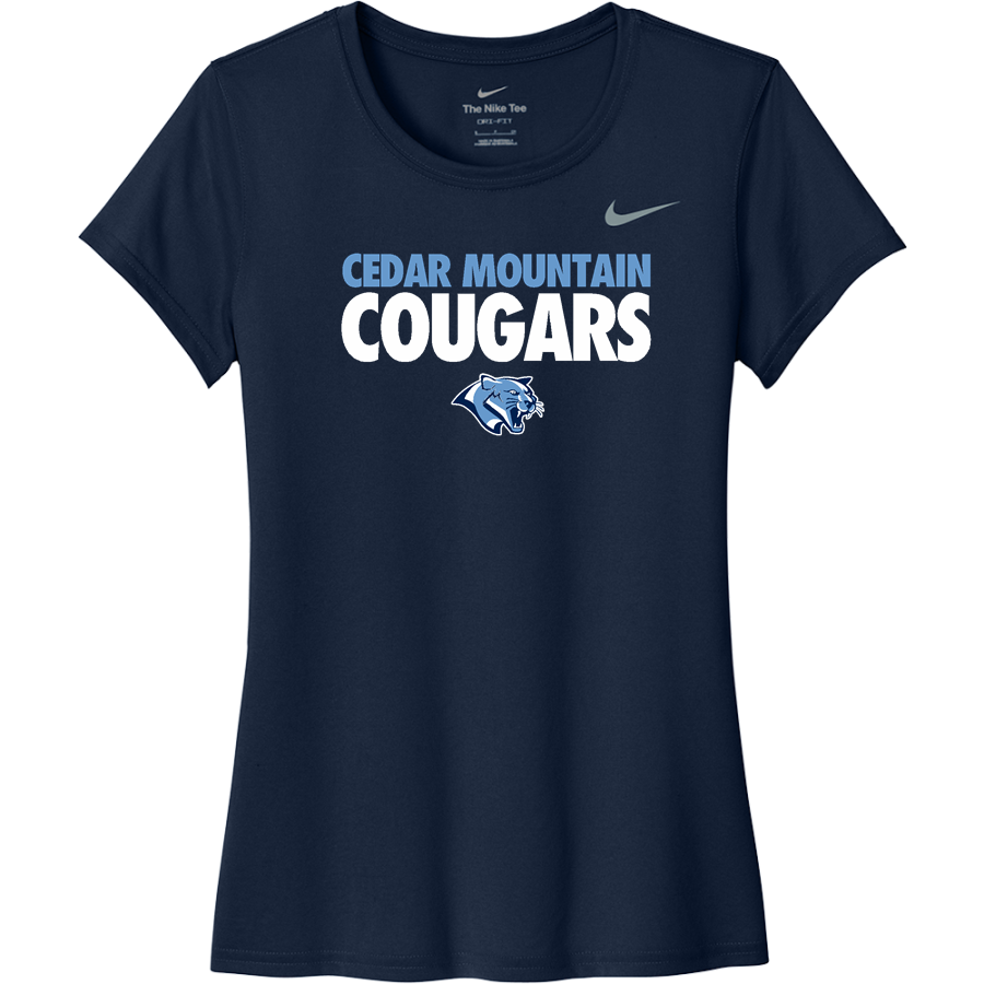 CEDAR MOUNTAIN SCHOOLS COUGARS <span class="pdp-name-mascot">CEDAR MOUNTAIN COUGARS</span> Nike Women's Team Legend Short Sleeve Tee