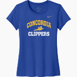 Concordia Clippers Nike Women's Team Legend Short Sleeve Tee Front Thumbnail
