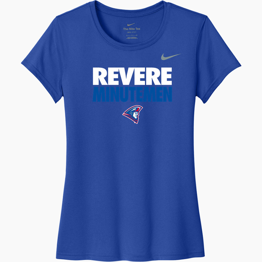 REVERE MINUTEMEN ONLINE STORE <span class="pdp-name-mascot">Revere Minutemen</span> Nike Women's Team Legend Short Sleeve Tee