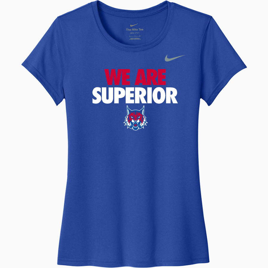 SUPERIOR HIGH SCHOOL BOBCATS Nike Women's Team Legend Short Sleeve Tee