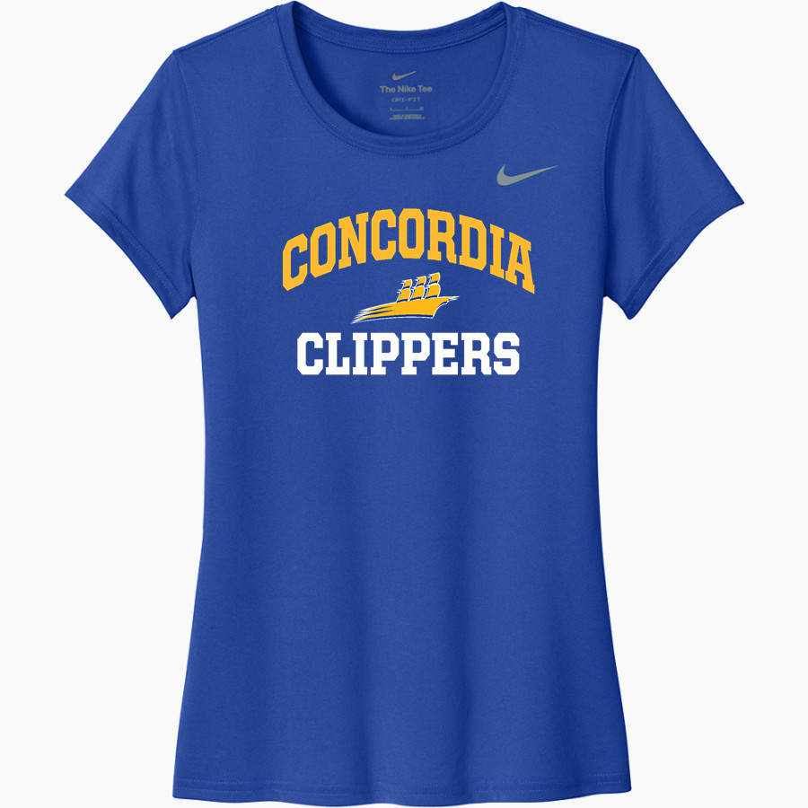 Concordia Clippers Nike Women's Team Legend Short Sleeve Tee