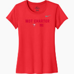 MOT Charter Mustangs Nike Women's Team Legend Short Sleeve Tee Front Thumbnail