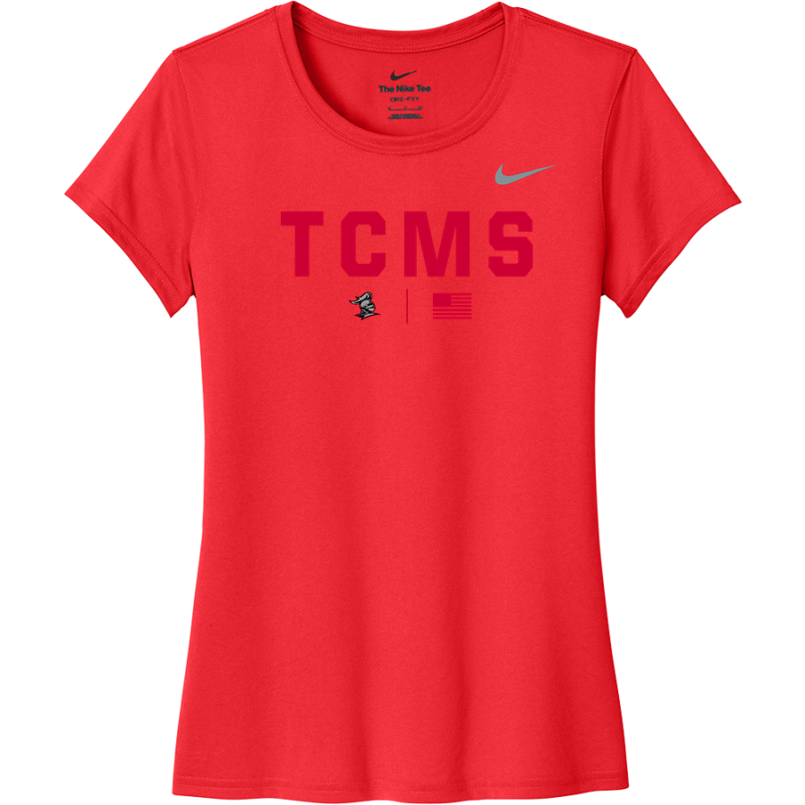 TCMS Knights <span class="pdp-name-mascot">Taylor County Knights</span> Nike Women's Team Legend Short Sleeve Tee