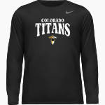 Colorado Titans The Official Online Store Nike Youth Team Legend Long Sleeve Tee Front Thumbnail