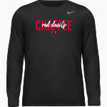 Chaffee Red Devils Nike Youth Team Legend Long Sleeve Tee Front Thumbnail