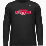 Hoboken Redwings <span class="pdp-name-mascot">Hoboken Redwings</span> Nike Youth Team Legend Long Sleeve Tee Front Thumbnail