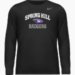 Spring Hill Badgers <span class="pdp-name-mascot">Spring Hill Badgers</span> Nike Youth Team Legend Long Sleeve Tee Front Thumbnail