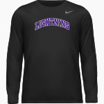 LIBERTY HIGH SCHOOL LIGHTNING <span class="pdp-name-mascot">LIBERTY LIGHTNING</span> Nike Youth Team Legend Long Sleeve Tee Front Thumbnail
