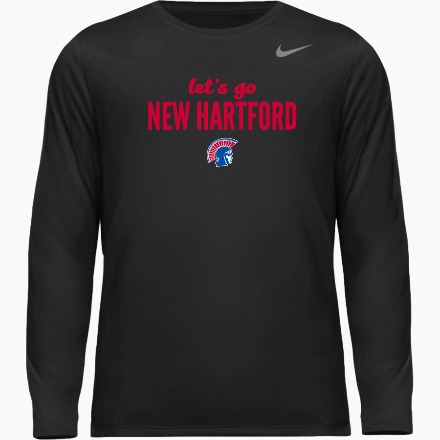 NEW HARTFORD HIGH SCHOOL SPARTANS <span class="pdp-name-mascot">NEW HARTFORD SPARTANS</span> Nike Youth Team Legend Long Sleeve Tee